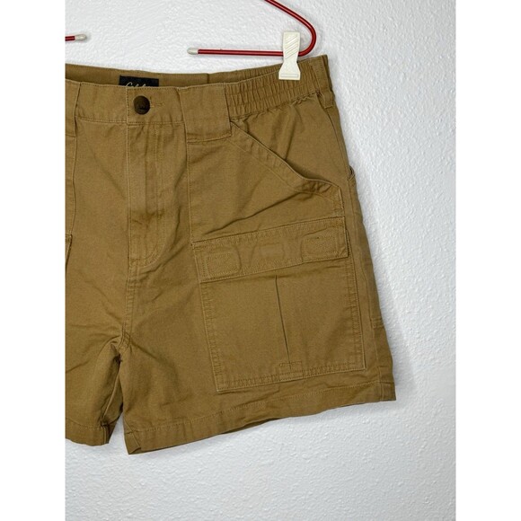 Cabelas Shorts Mens 36 Tan Duck Canvas Trail Cargo Outdoors Hiking Camping - Picture 3 of 10